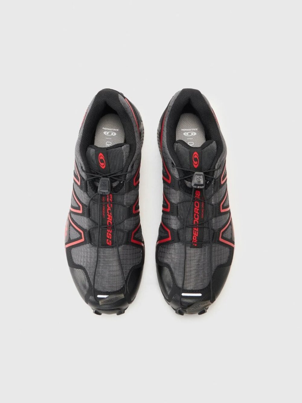 Salomon Sportstyle Speedcross 3 Unisex Trainers Asphalt Flame Scarlet Black